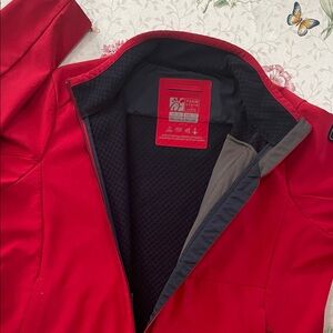 OOBE Water Resistant Chick-fil-A Team Style Red Full Zip Up Jacket/Coat Sz XL